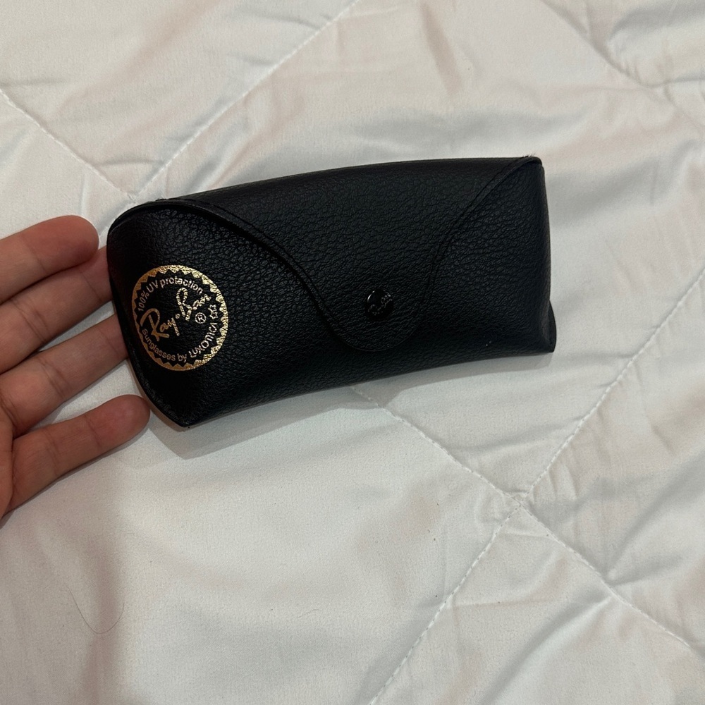 Ray-Ban Black Leather Sunglasses Case
